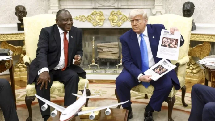 Trump Attacks Ramaphosa Over White Genocide