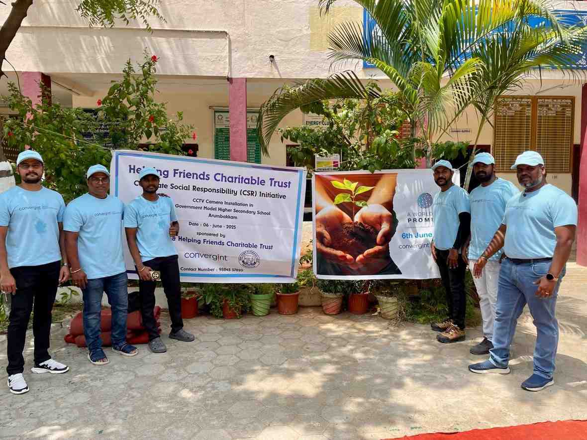 Convergint Colleagues In India Come Together To Enhance School Safety & Support Underserved Communities
