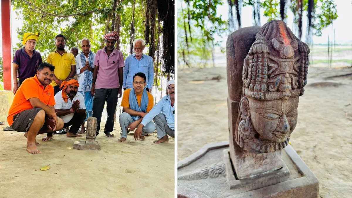 Ekmukhi Shivling Discovered At River Ganga Kashi_11zon Ekmukhi Shivling Discovered At River Ganga Kashi