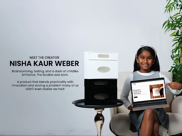 निशा कौर वेबर बनीं सबसे कम उम्र की उद्यमी- बनाया अनोखा ‘Boo Box’ टिशू होल्डर जिसमें है Waste Bin की सुविधा