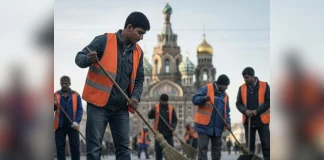 Indian Migrants Take Up Street Cleaning Jobs In Russia