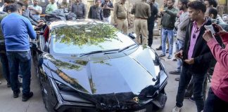 Kanpur Lamborghini Accident