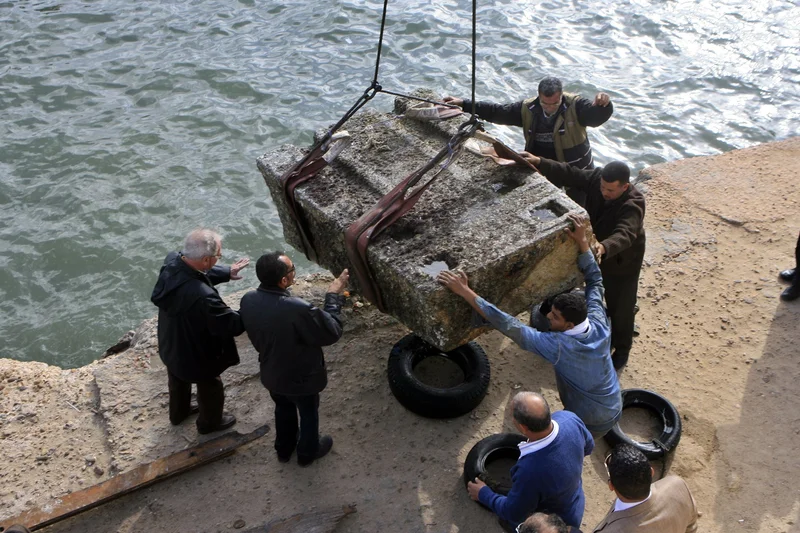 Egypt Unveils Ancient Lighthouse of Alexandria from Underwater Ruins