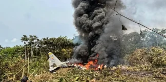 Colombian Military Aircraft with 125 Onboard Crashes Shortly After Departure