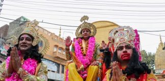 Hundreds Of Devotees Join Shobha Yatra In Jammu To Celebrate Ram Navami