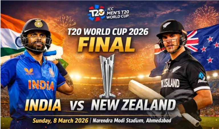India to face New Zealand in T20 World Cup 2026 final