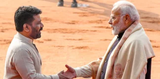 Sri Lankan President Anura Kumara Dissanayake and PM Modi