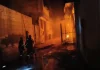 Fire at Kanpur Leather Factory