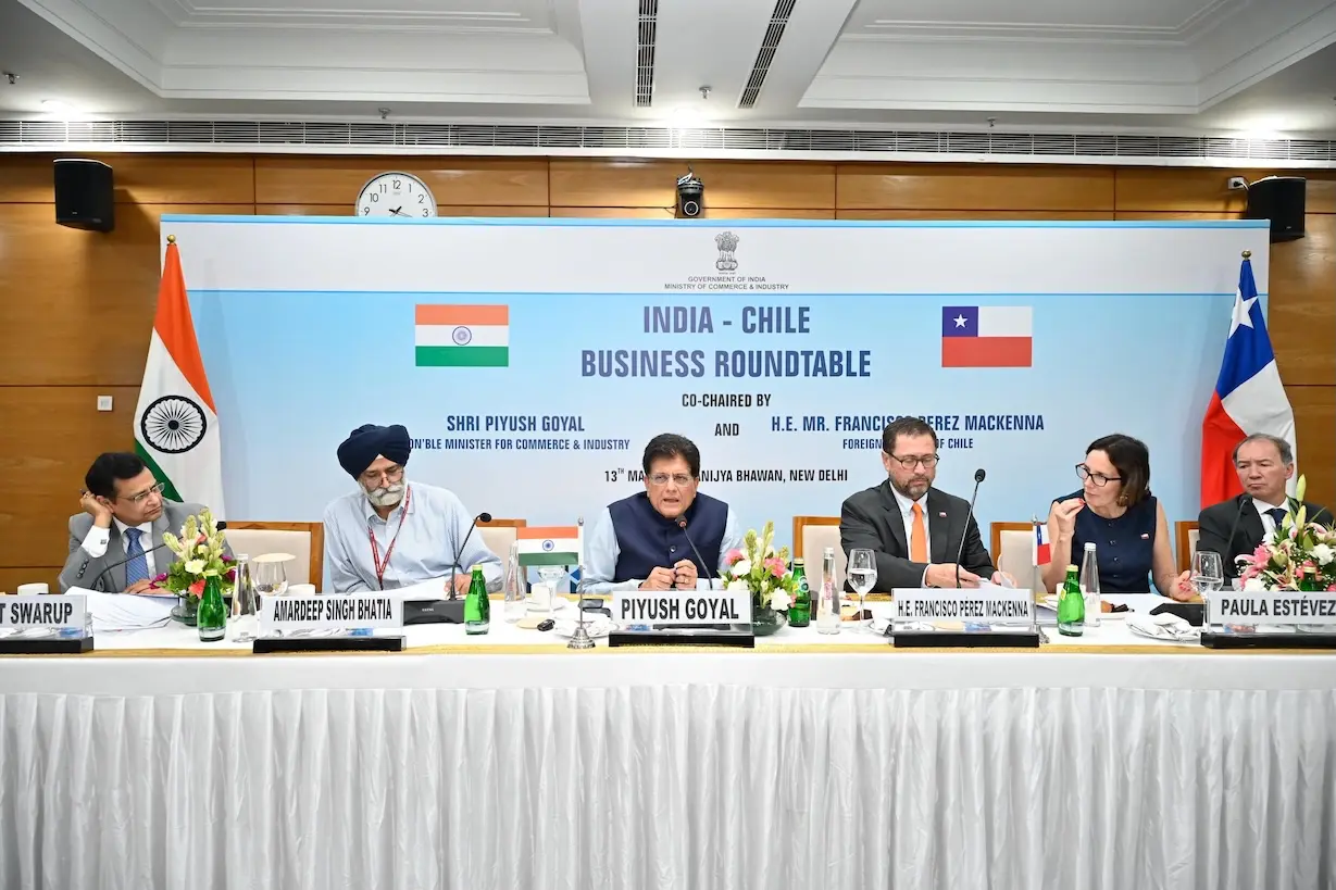 Piyush Goyal Chairs India-Chile Business Roundtable to Enhance Strategic Economic Ties