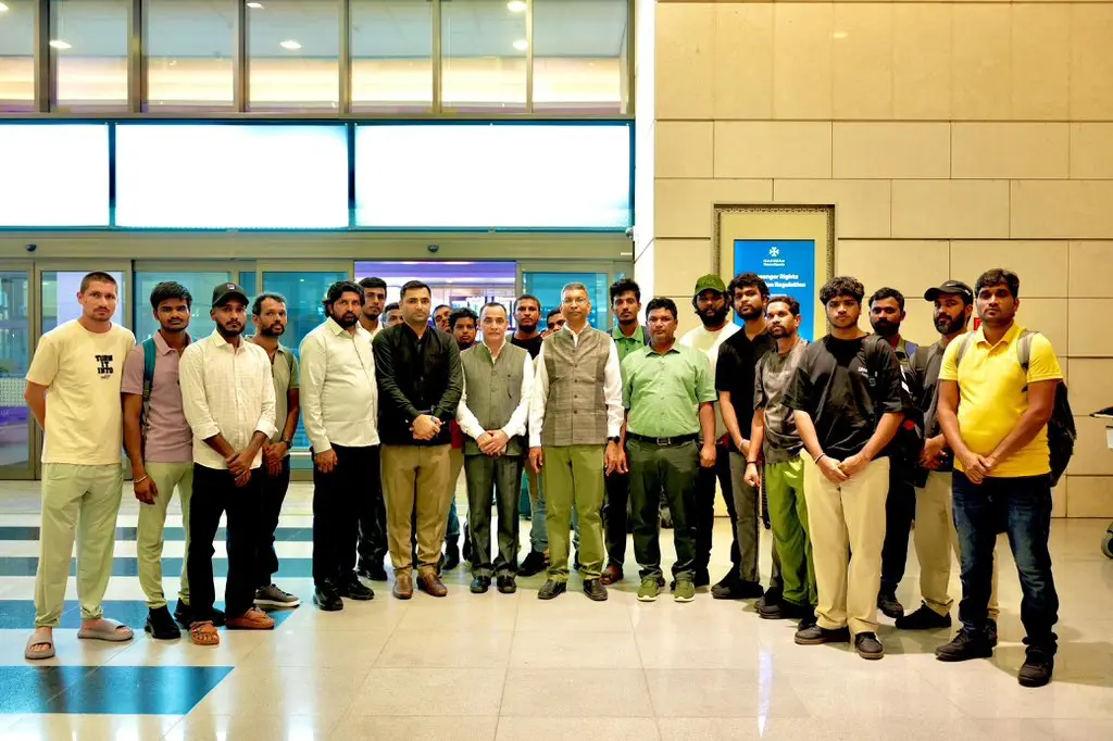 All 20 Indian Crew Members Of MT Jalveer Return Home After Rescue Off Oman Coast