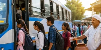 NEET Exam Students Free Bus Service