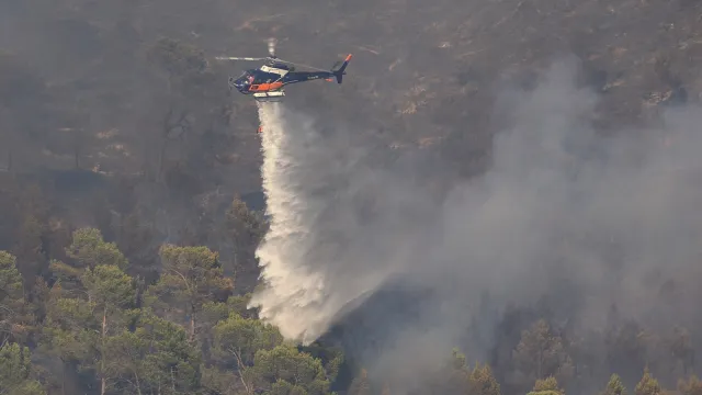Two Firefighting Helicopters Collide While Battling Wildfire in Greece