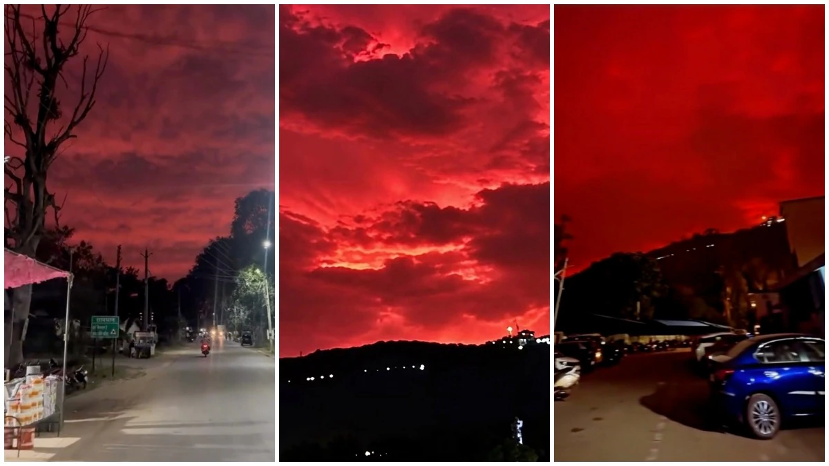Chhattisgarh Skies Turn Red Amid Cyclone Arnab Impact | The CSR Journal