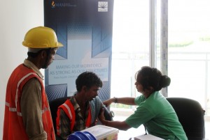 Emaar India organises Health Camp for its construction labourers on Dwarka Expressway